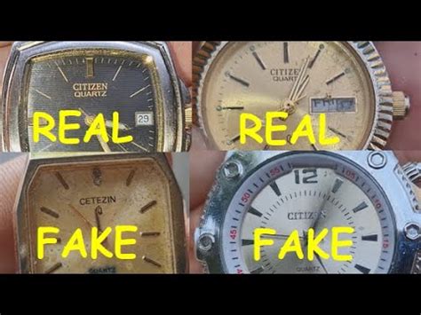 fake citizen watch what to look for|citizen watch authenticity check.